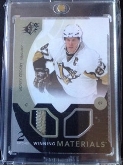 2010 Upper Deck SPx Sidney Crosby Winning Materials patches