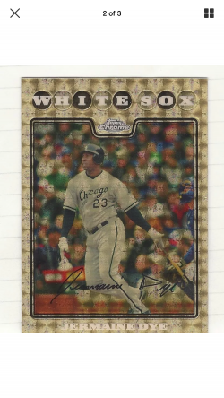 2008 Topps Chrome Jermaine Dye Superfractor