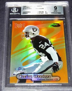1998 Fleer Brilliance Charles Woodson 24K Gold