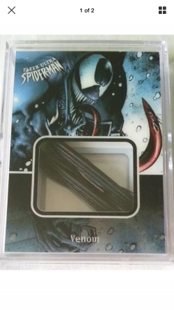 2017 Fleer Ultra Spider-Man Venom Manufactured Webbing