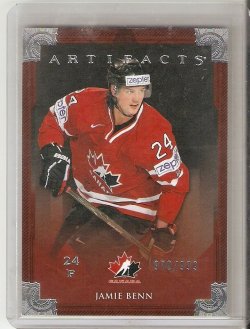 2013 Upper Deck Artifacts Jamie Benn Team Canada