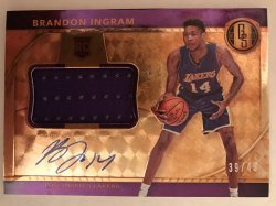 2016-17  Gold Standard Brandon Ingram Jersey Auto /49