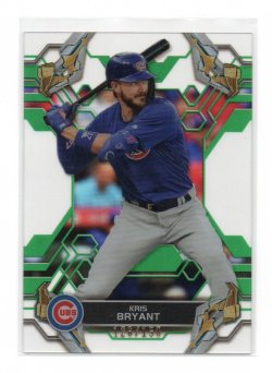 2019 Topps Topps High Tek Green Kris Bryant