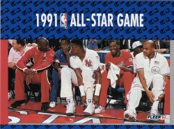 1991 Fleer  Michael Jordan 1991 All-Star Game