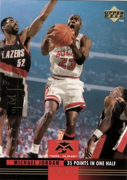 1998 Upper Deck  Michael Jordan Retro MJ "Mr. June"
