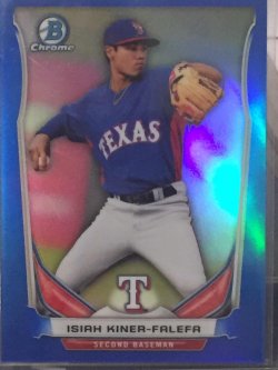 ISIAH KINER-FALEFA 2014 Bowman Chrome Rookie Card 