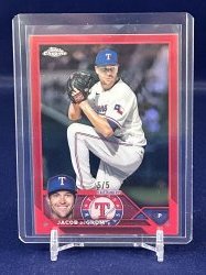 2023 Topps Chrome Jacob deGrom Red