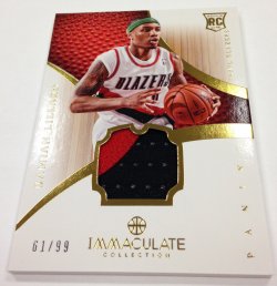 2012-13 Panini Immaculate Damian Lillard Patch