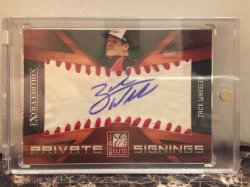 2009 Panini Donruss Elite Zack Wheeler Extra Edition Sweet Spot