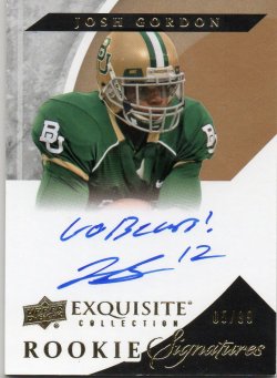 2012 Upper Deck Exquisite Josh Gordon