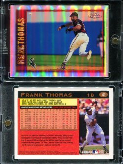 1997 Topps Chrome Refractor Frank Thomas