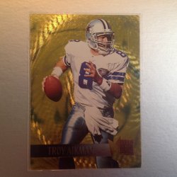1995 Fleer Metal Troy Aikman Gold Blaster 1 of 18
