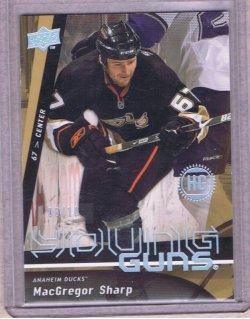 9 Upper Deck Upper Deck Series 2 MacGrgor Sharp Young Guns High Gloss 