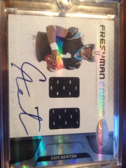 Cam newton Cerified 2011 jerseys auto