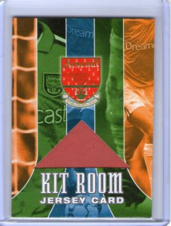 2001  Futera Platinum Prestige Kit Room Jersey Card