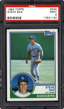 1983 Topps  Steve Sax