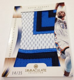 2012-13 Panini Immaculate Kevin Durant Jumbo Patch