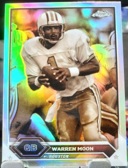 2023 Topps Composite Football Warren Moon Chrome Sepia Refractor