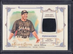 Jose Fernandez 2015 Topps Allen & Ginter Game-Used Memorabilia Card