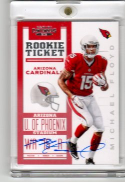 2012 Panini Contenders Michael Floyd Variation Auto