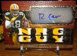 2014 Topps Triple Threads Randall Cobb Pigskin Patch Autograph