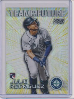    Julio Rodriguez 2022 Stadium Club Chrome Team of the Future RC