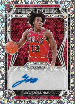 2021-22 Panini Prizm Fast Break Rookie Autographs Ayo Dosunmu