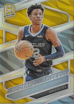 2023-24 Panini Spectra Spectracular Debut Gold Ja Morant #ed 10/10