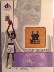2001-2002 Upper Deck SP Game Floor Edition Ray Allen #RA2