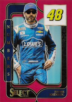 2025 Panini Select Racing (red) Jimmie Johnson