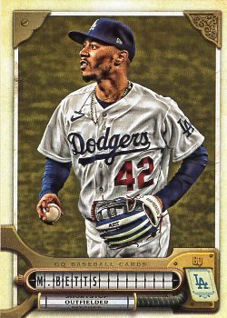 2022 Topps Gypsy Queen Jackie Robinson Day parallel Mookie Betts