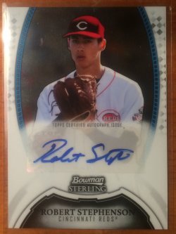 2011 Bowman Sterling Robert Stephenson