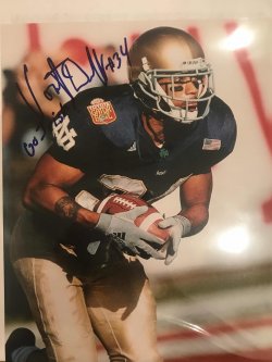 2004  Vontez Duff 8x10 Auto
