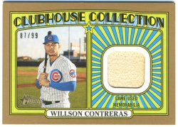 2021 Topps Heritage Clubhouse Collection Gold Willson Contreras