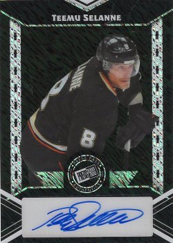 2024 Leaf Collective Press Pass Autographs Shimmer Black Selanne