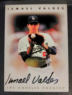 1995 Leaf Signature Series Ismael Valdes Autograph