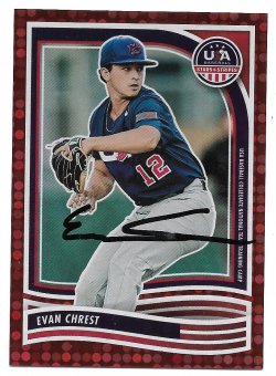 2024 Panini USA TTM Evan Chrest 5/8/25