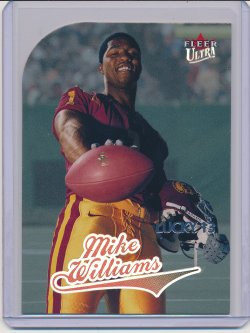    Mike Williams 2004 Ultra Lucky 13 Platinum Medallion RC /13