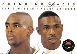 1993-94 Skybox Premium Chris Webber / Avery Johnson CF