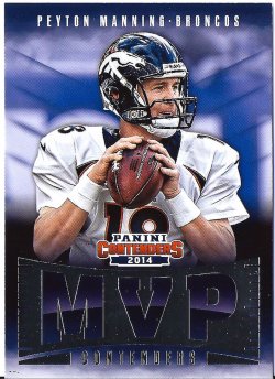 2014 Panini Contenders MVP Peyton Manning