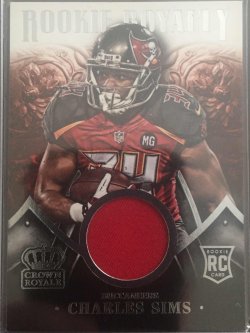 2014 Panini Crown Royale Charles Sims Rookie Royalty Relic 211/499 RC