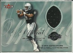 2000 Fleer Feel The Game Tim Brown