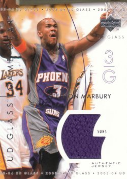 2003-04 Upper Deck UD Glass  Marbury, Stephon - Game Gear
