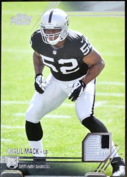 2014 Topps Prime Khalil Mack Rookie Prime Patches