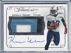 2015 Panini Flawless Kendall Wright Patch Auto