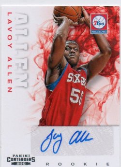 2012 Panini Contenders Lavoy Allen