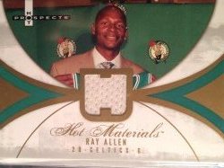 2007-2008 Fleer Hot Prospects Ray Allen "Hot Materials" #HM-RA