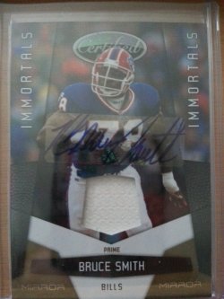    2010 Certified Bruce Smith Immortals Auto Patch