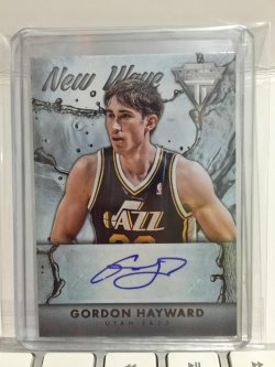 2014 Panini Titanium Gordon Hayward New Wave Signatures