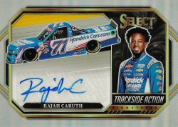 2024 Panini Select Racing Trackside Action Signatures Rajah Caruth